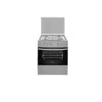 Cuisinière 4 Feux à Gaz ROCH en acier Inoxydable (RGC-50)