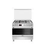 Cuisinière 5 feux ASTECH 90x60 full option ventilo + écran CK96MS