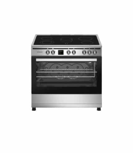 Cuisinière Vitrocéramique ENDURO 90x60 cm inox grill Haut et bas S9060VTC