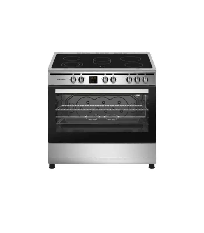 Cuisinière Vitrocéramique ENDURO 90x60 cm inox grill Haut et bas S9060VTC Cuisinière Vitrocéramique ENDURO 90x60 cm inox grill Haut et bas S9060VTC