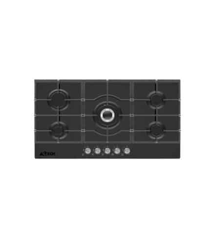 Plaque de cuisson ASTECH 5 feux gaz PL91CZ-90NO-MA