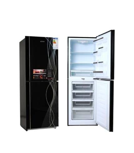 Réfrigérateur combiné 2 portes 4 tiroirs 288 litres ASTECH FC387BLK-VE