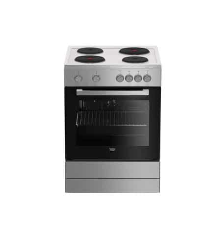 Cuisinière 4 feux à Gaz BEKO 60x60 assisté par ventilateur FSE66000GS