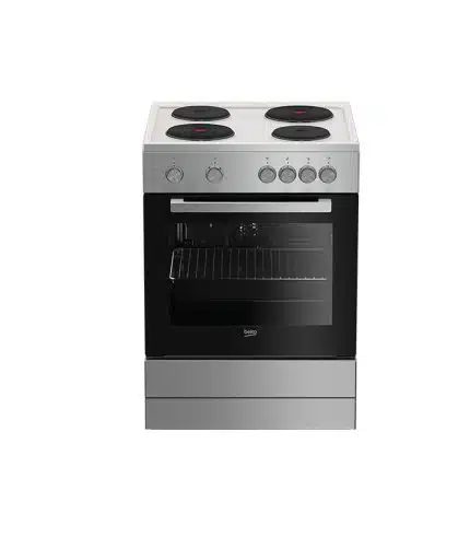 Cuisinière 4 feux à Gaz BEKO 60x60 assisté par ventilateur FSE66000GS
