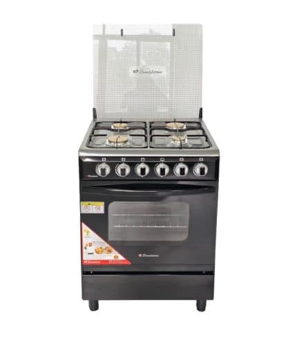Cuisinière 4 feux à gaz BINATONE 60x60 FGC-606