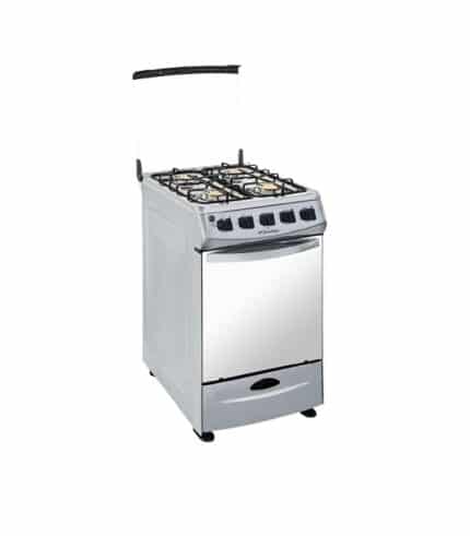 Cuisinière 4 feux à gaz BINATONE acier inoxydable FGC-503SS
