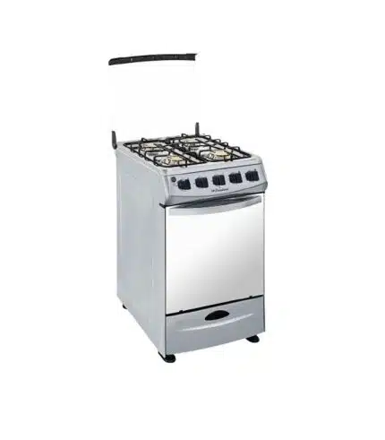 Cuisinière 4 feux à gaz BINATONE acier inoxydable FGC-503SS