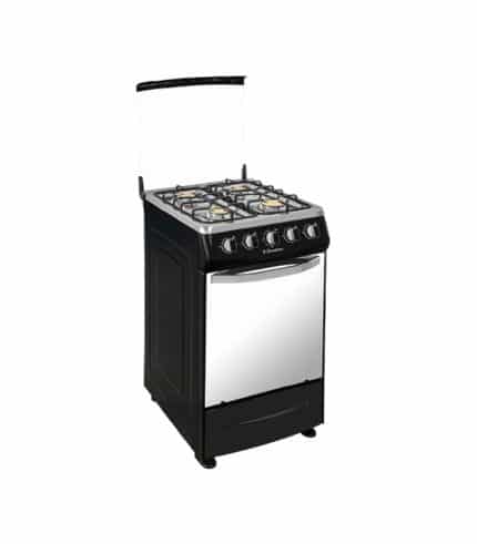 Cuisinière 4 feux à gaz BINATONE en acier inoxydable FGC-502