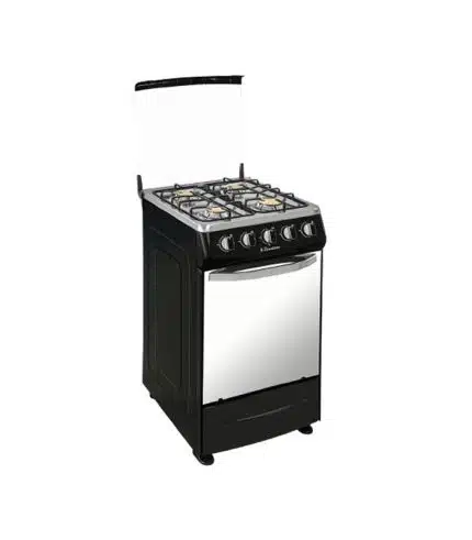Cuisinière 4 feux à gaz BINATONE en acier inoxydable FGC-502