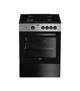 Cuisinière 4 feux à gaz BEKO FSG62000GS