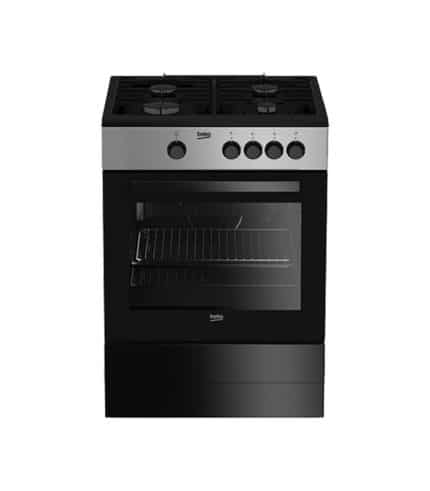 Cuisinière 4 feux à gaz BEKO FSG62000GS