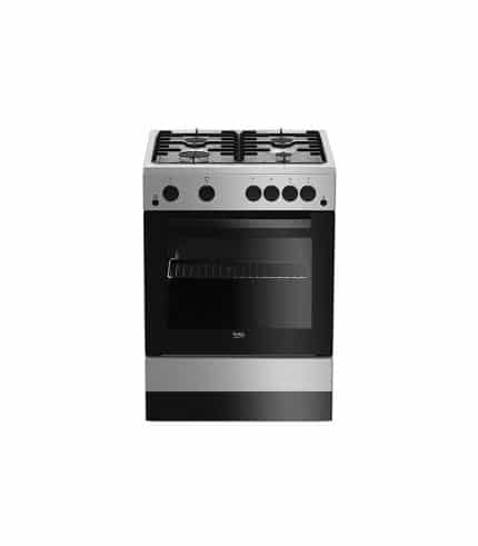 Cuisinière 4 feux à gaz BEKO FSGT62111GS