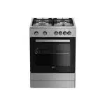 Cuisinière 4 feux à gaz BEKO FSGT62111GXL