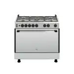 Cuisinière 5 feux 4 gaz 1 wok BEKO GG15117CXYV