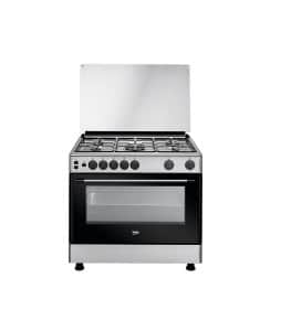 Cuisinière à gaz 5 feux BEKO (4 gaz 1wok) GG15112GX