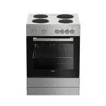 Cuisinière électrique BEKO 60x60 4 plaques chauffantes et four électrique FSE66000GS