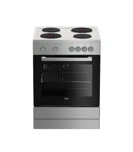 Cuisinière électrique BEKO 60x60 4 plaques chauffantes et four électrique FSE66000GS