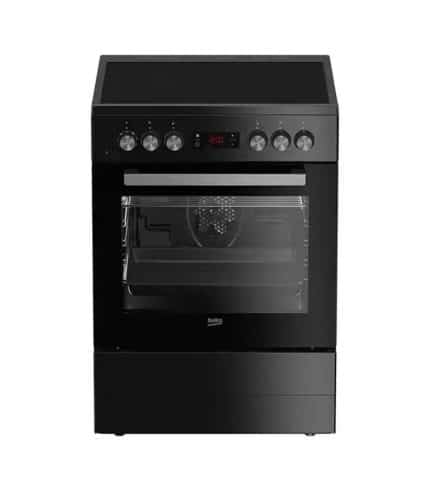 Cuisinière vitrocéramique BEKO ventilé grill vapeur FSM6730SBCS