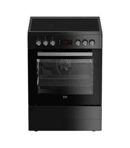 Cuisinière vitrocéramique BEKO ventilé grill vapeur FSM6730SBCS