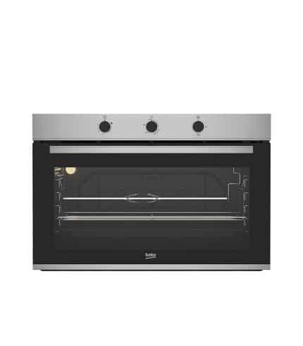Four encastrable à gaz BEKO 90 cm inox 105 litres BBWGT12100XS