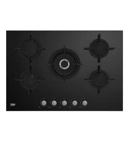 Plaque de cuisson encastrable BEKO à gaz 5 feux HILW75222SL
