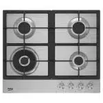 Plaque de cuisson encastrable BEKO à gaz 60cm HIAW64225SX