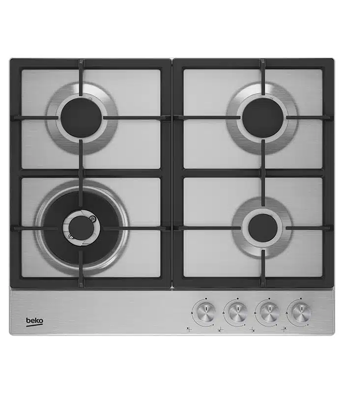 Plaque de cuisson encastrable BEKO à gaz 60cm HIAW64225SX Plaque de cuisson encastrable BEKO à gaz 60cm HIAW64225SX