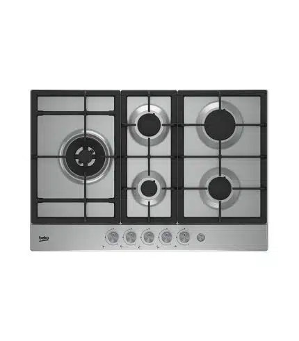 Plaque de cuisson encastrable BEKO à gaz 75cm HIAL75235 SX