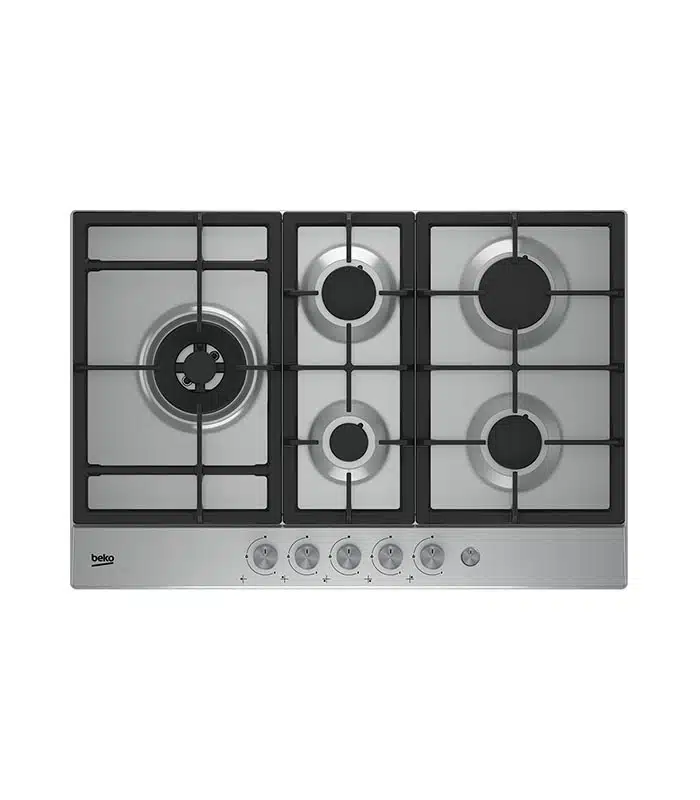 Plaque de cuisson encastrable BEKO à gaz 75cm HIAL75235 SX Plaque de cuisson encastrable BEKO à gaz 75cm HIAL75235 SX