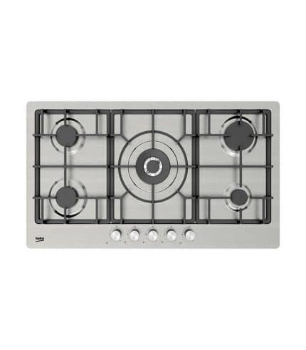 Plaque de cuisson encastrable BEKO à gaz 90cm HIMW95226SXEL
