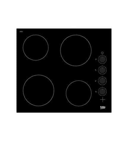 Plaque de cuisson encastrable vitrocéramique BEKO 60cm HIC64100