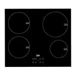 Plaque de cuisson vitrocéramique électrique BEKO 4 feux HII64400AT