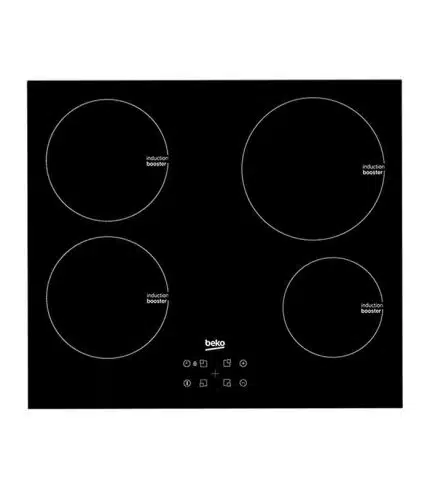Plaque de cuisson vitrocéramique électrique BEKO 4 feux HII64400AT