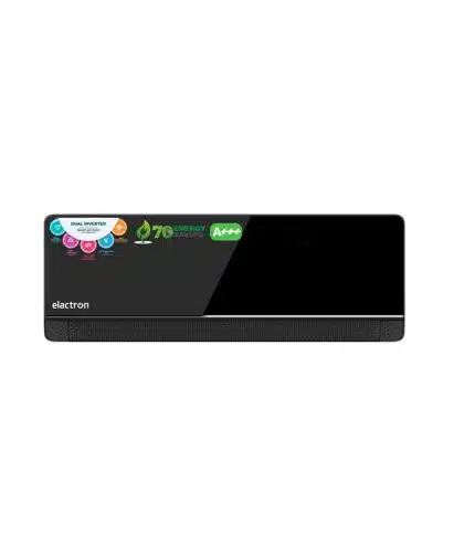 Climatiseur 18000 BTU dual inverter noir ELACTRON wifi miroir ETN-18R3MG