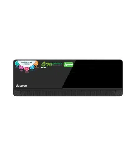 Climatiseur 9000 BTU dual inverter noir ELACTRON wifi miroir ETN-09R3MG