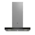 Hotte aspirante BEKO décorative plan incliné 60 cm BHCB66641BBHS