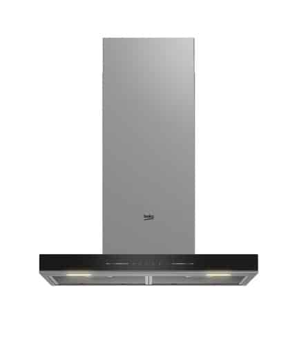 Hotte aspirante BEKO décorative plan incliné 60 cm BHCB66641BBHS