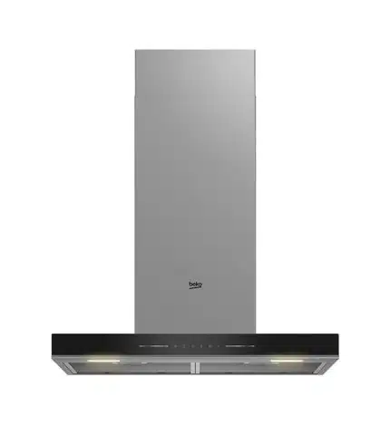 Hotte aspirante BEKO décorative plan incliné 60 cm BHCB66641BBHS