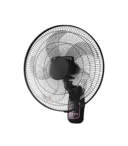 Ventilateur mural ELACTRON 18 pouces avec commande noir B08
