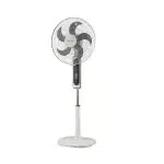 Ventilateur sur pied ELACTRON 18 pouces avec commande blanc L-96