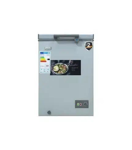 Congélateur horizontal ELACTRON 150 litres inox gris EL-248CFS