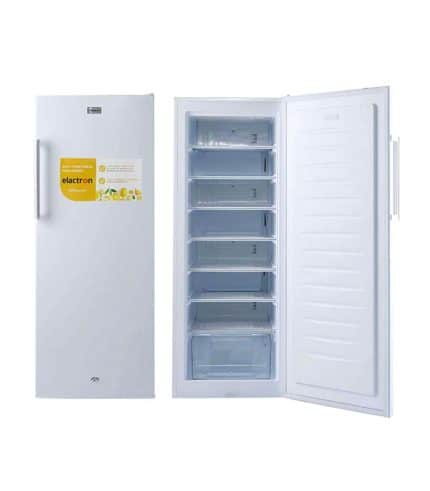Congélateur vertical ELACTRON 8 tiroirs gris aluminium EL-180C