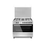 Cuisinière mixte HISENSE 4 feux gaz +2 électrique 90x60 HF942GEES