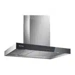 Hotte îlot plafond Inox ELACTRON 90 cm D002-90Z05
