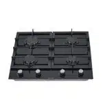 Plaque de cuisson à gaz miroir 4 feux ELACTRON 60 cm BL-005