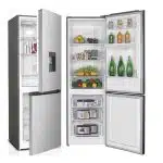 Réfrigérateur combiné ELACTRON 320 litres no frost avec fontaine inox gris EL-72CBNX