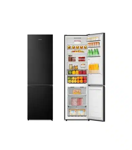 Réfrigérateur combiné HISENSE 370L nofrost inverter Kitchen-Fit noir RB5K330GSFE