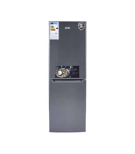 Réfrigérateur double portes ELACTRON 142 litres congélateur 55litres A+ inox EL-152CBDI