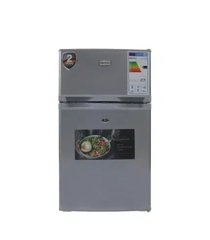 Réfrigérateur double portes ELACTRON compact 85 litres A+ 4 étagères EL-274TMS