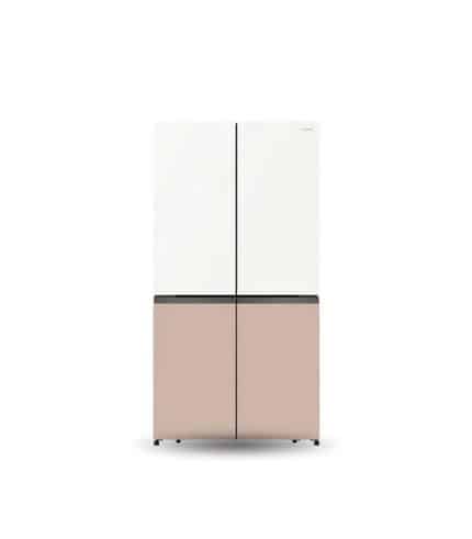 Réfrigérateur multi portes HISENSE 560 litres cross verre coloré inverter RC-73WC4SW